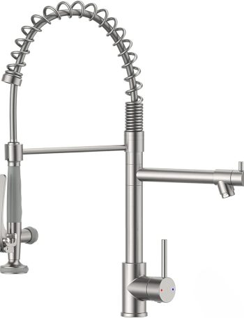 Fapully Commercial Pull Down Kitchen Sink Faucet with Sprayer Review (2026)