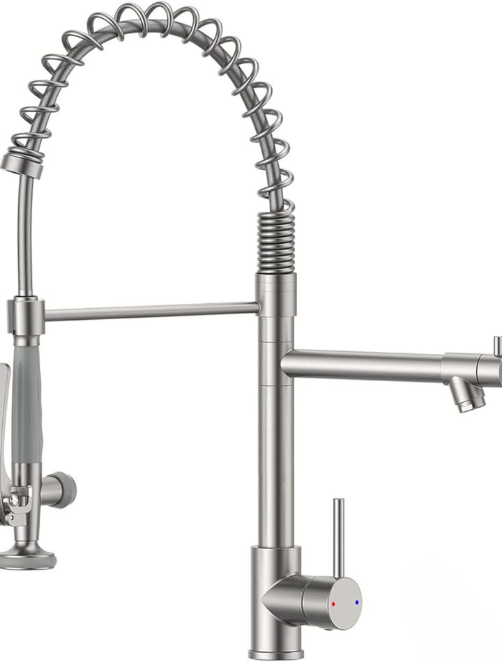 Fapully Commercial Pull Down Kitchen Sink Faucet with Sprayer Review (2026)
